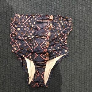 High waisted bikini bottom